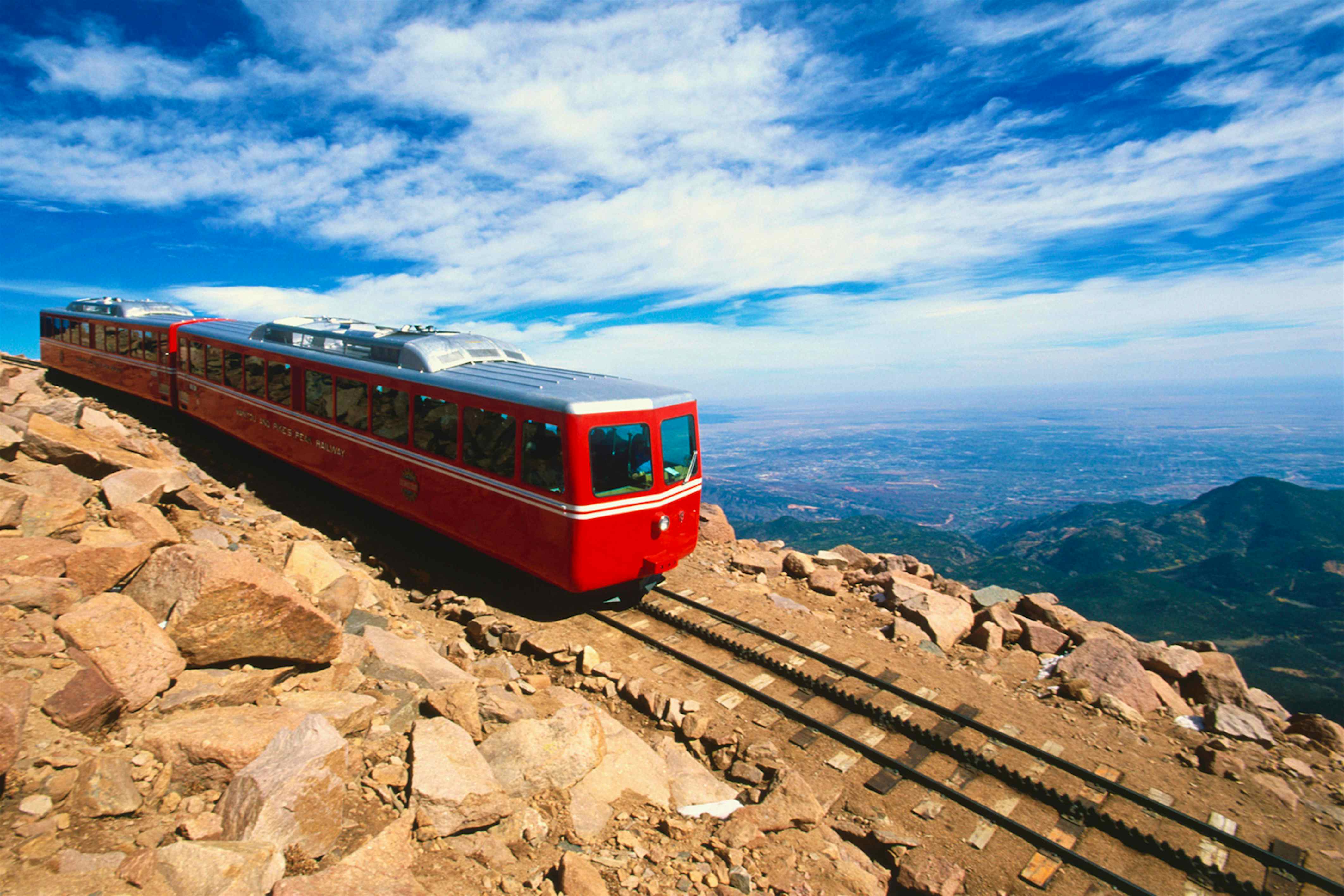 The world's highest cog railroad reopens in the Rocky Mountains